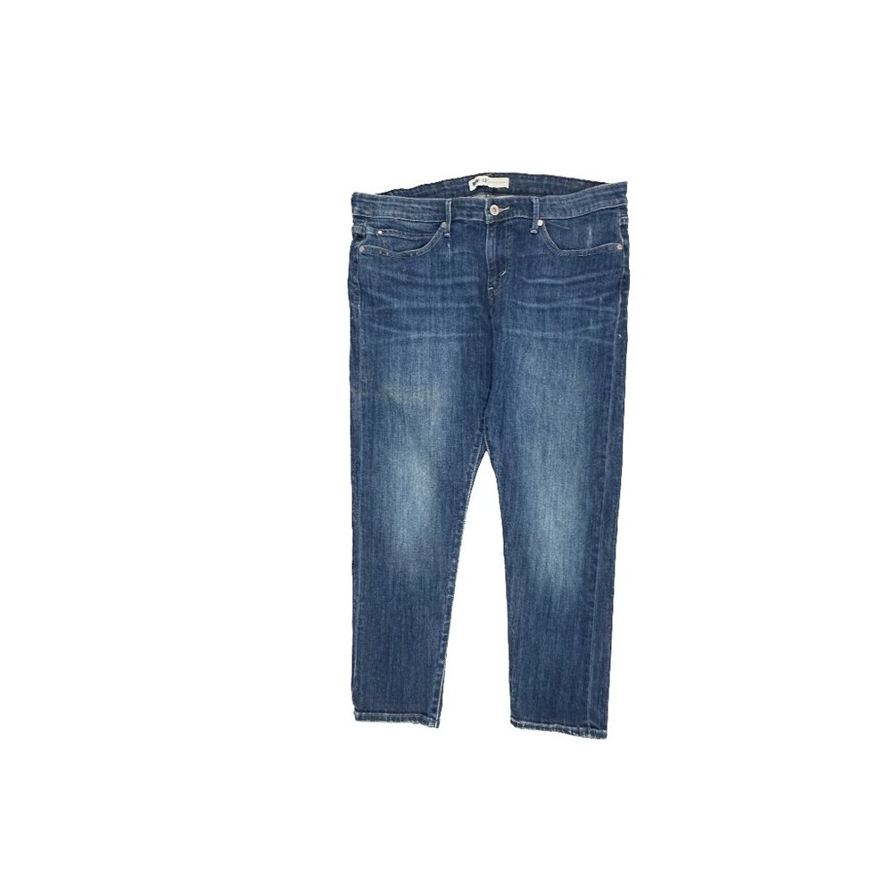 Levi's Boyfriend Women's size 12 Dark Wash Blue‎ Denim Jeans